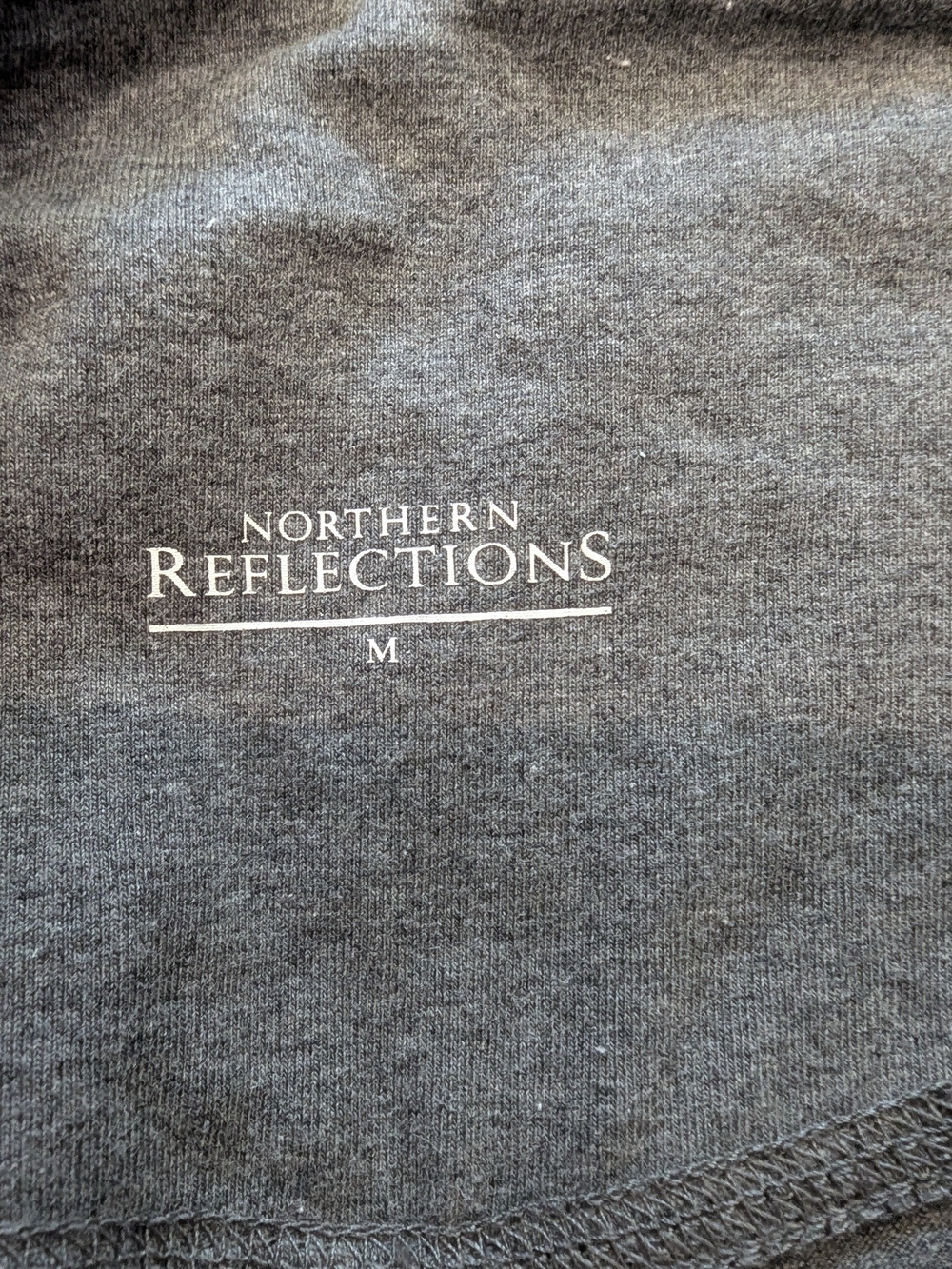 Northern Reflections Charcoal Gray Wide-Leg Lounge Pants - Picture 6 of 6